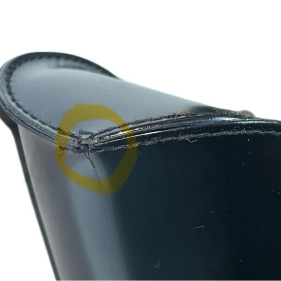 Fendi Sunglasses Case, Black, Has Velvet Fendi design inside. main image 4